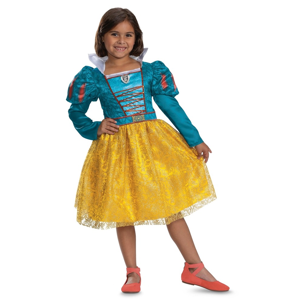 Disney Snow White Girls Costume Dress Size S 6 6X Disguise Halloween NWT